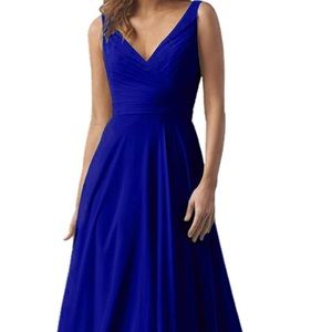 Royal Blue Floor Length Dress